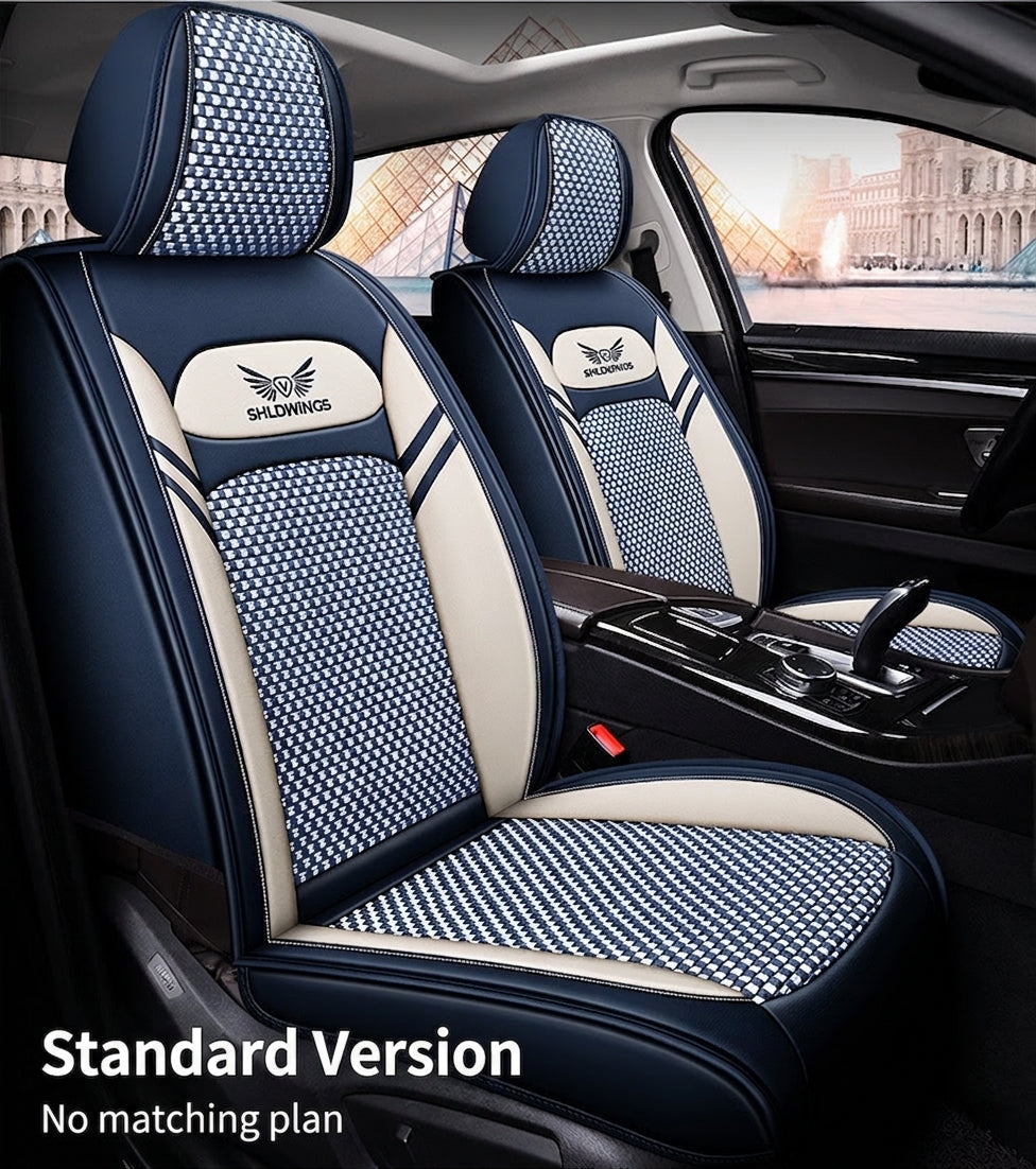 Full-coverage car seat covers for Napa leather car seat cushions, five-seat universal Ice Silk car seat cushions, all-season universal model wholesale