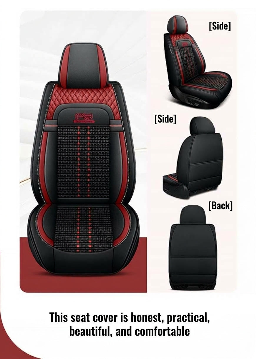 Car seat cushion new all-enclosed special seat cover four seasons universal leather seat cover summer ice silk cartoon seat cushion cover