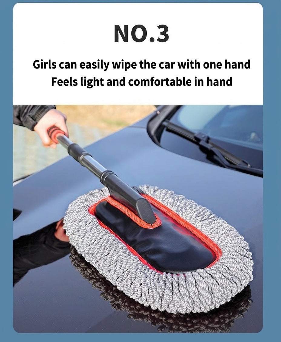 Zhongheng car wash mop car dust duster brush sweeps dust with car wash mop and snow removal tools to wipe cars