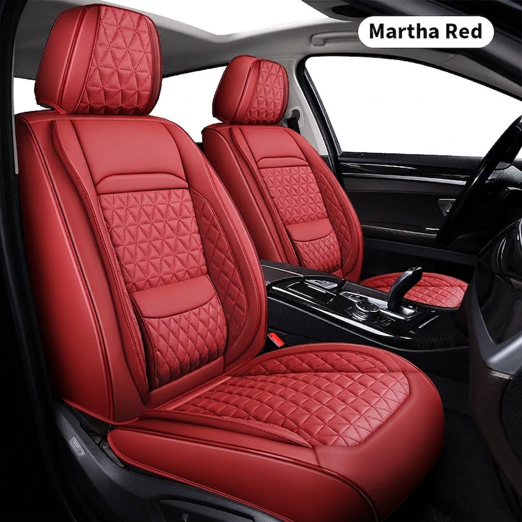 2025 new all-leather fixed lumbar wing Nappa leather car cushion all-season universal full-enveloping seat cover