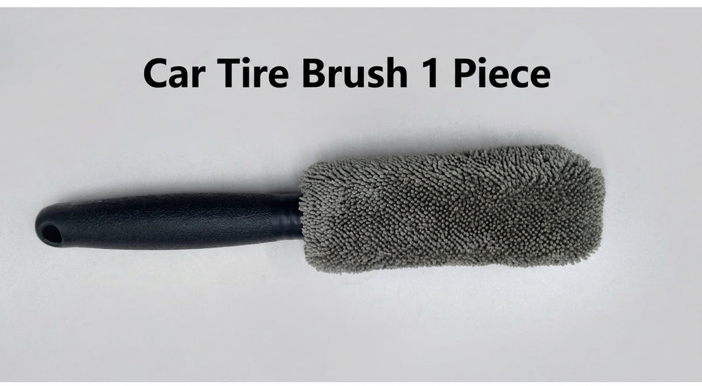 Car Wash 9 Piece Set Car Towel Home Car Beauty Cleaning Gloves Towel Wipes Waxing Sponge Wheel Brush
