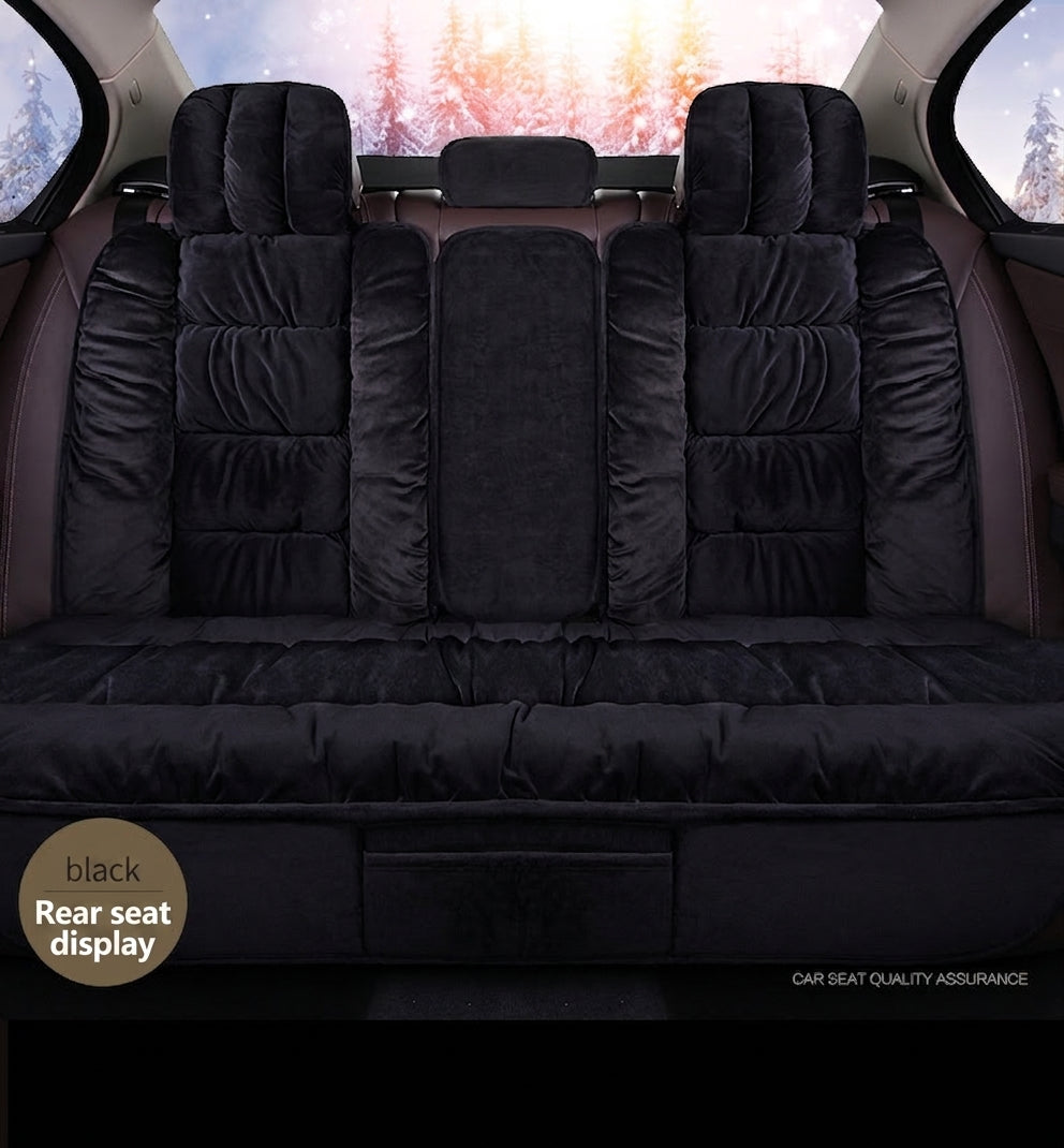 Winter short plush car seat cushion new winter car fleece seat cover universal down all-inclusive seat cushion wholesale