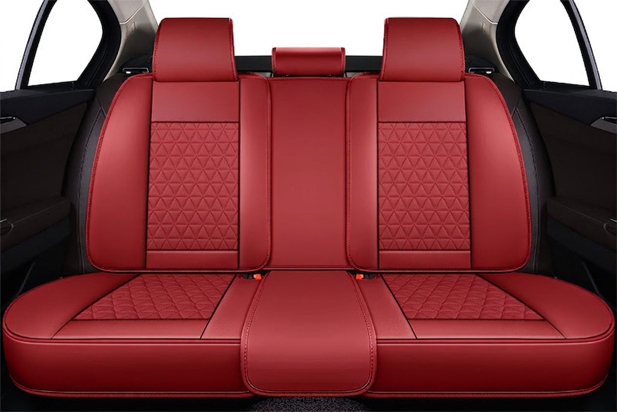 2025 new all-leather fixed lumbar wing Nappa leather car cushion all-season universal full-enveloping seat cover