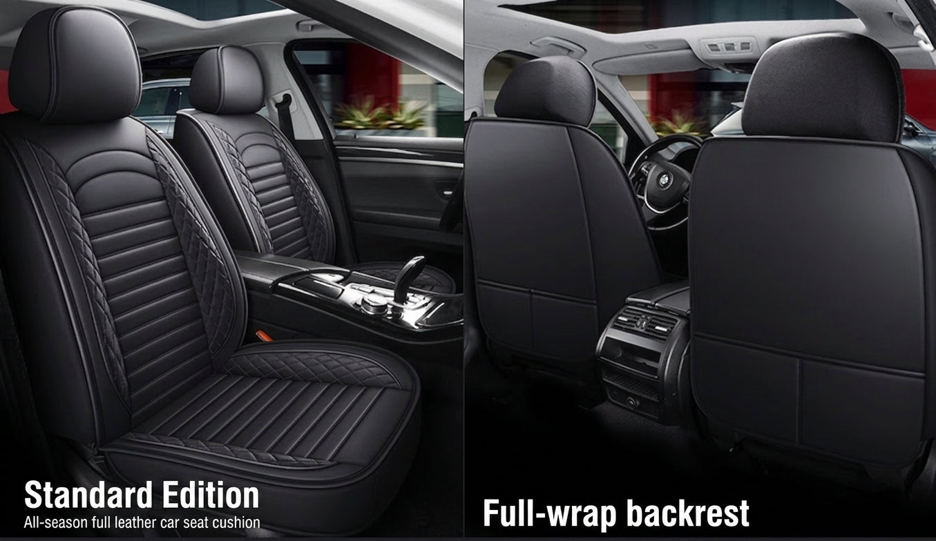 New all-season universal cartoon car seat cushion wholesale, premium feel, full leather, full coverage for small passenger car seat cushions