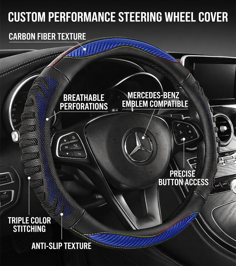 Four-season universal honeycomb sports handlebar covers, steering wheel covers, anti-slip modification covers, cross-border Douyin one-piece dropshipping