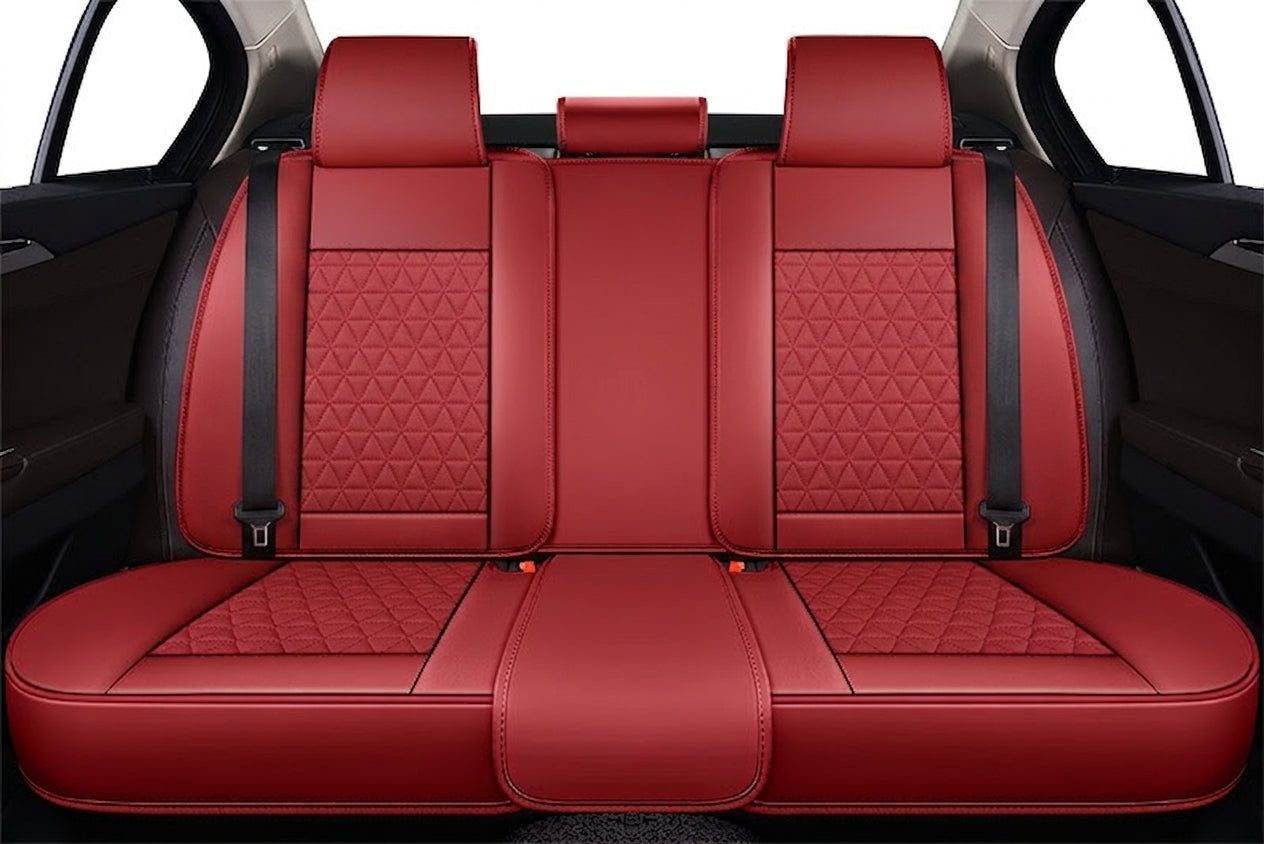 2025 new all-leather fixed lumbar wing Nappa leather car cushion all-season universal full-enveloping seat cover