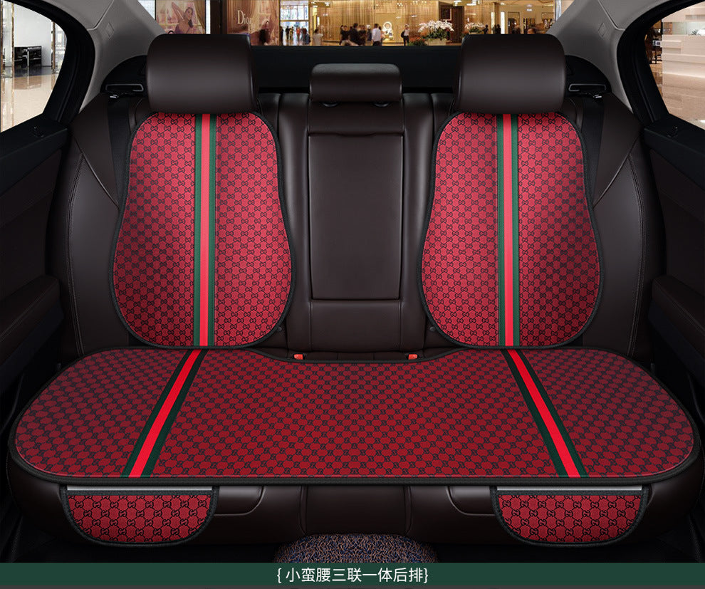 Car seat cushion all-season universal Kuqi three-piece set