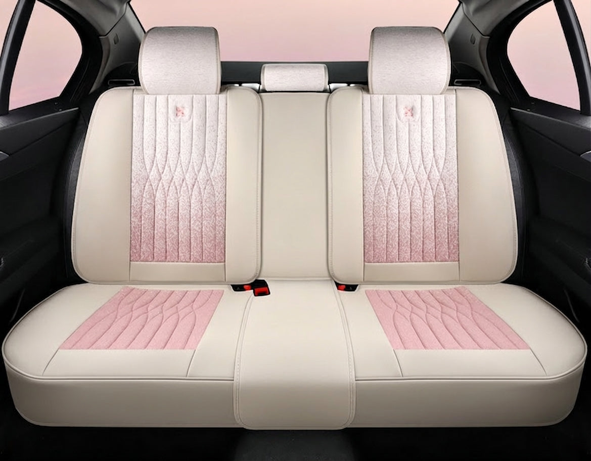 Car seat cushion linen fabric art all-inclusive all-season universal goddess seat cushion 2026 new model interior breathable seat cover wholesale