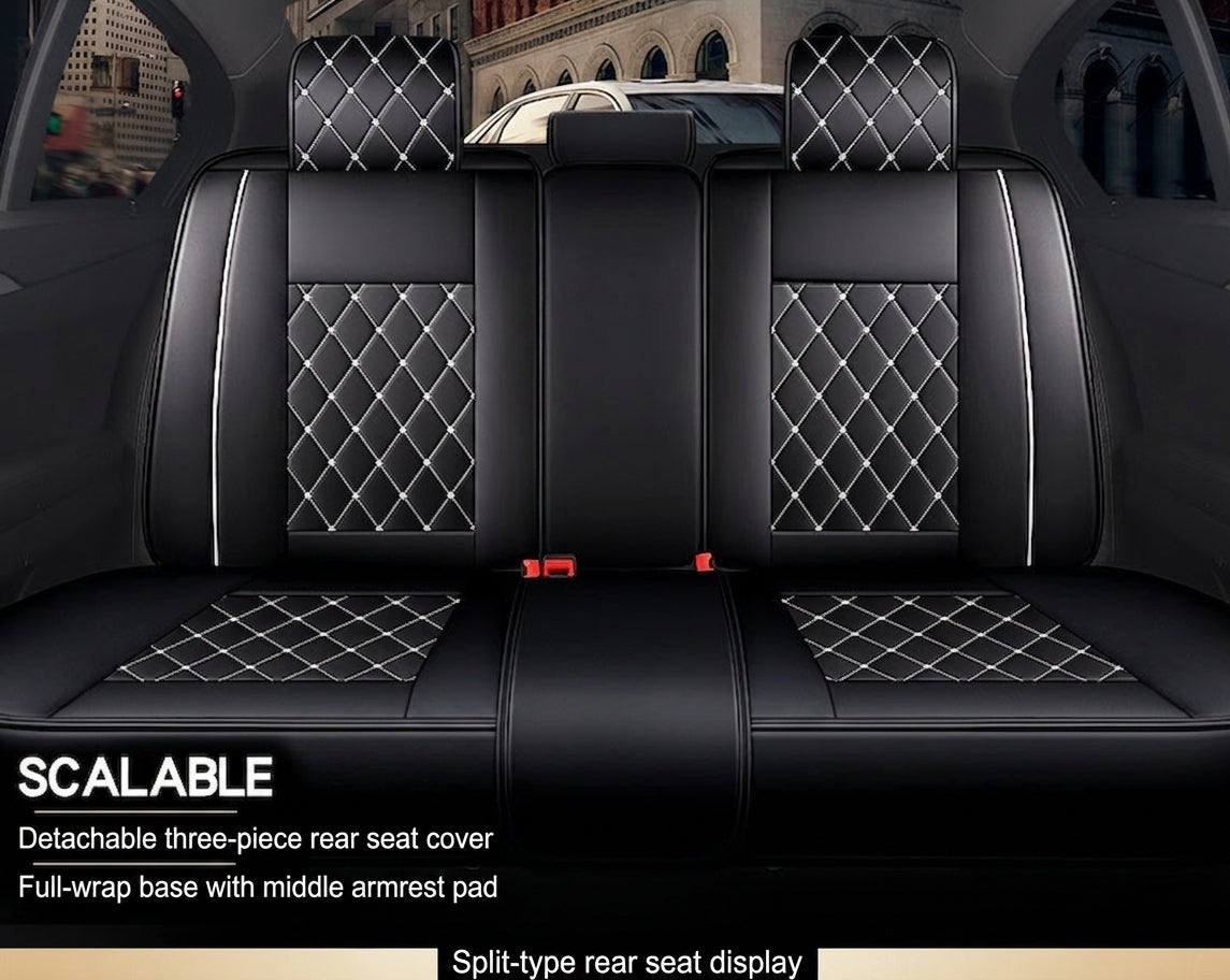 Cross-border new car seat cover, full leather full surrounding, four seasons universal cushion trolley seat cover special manufacturer wholesale