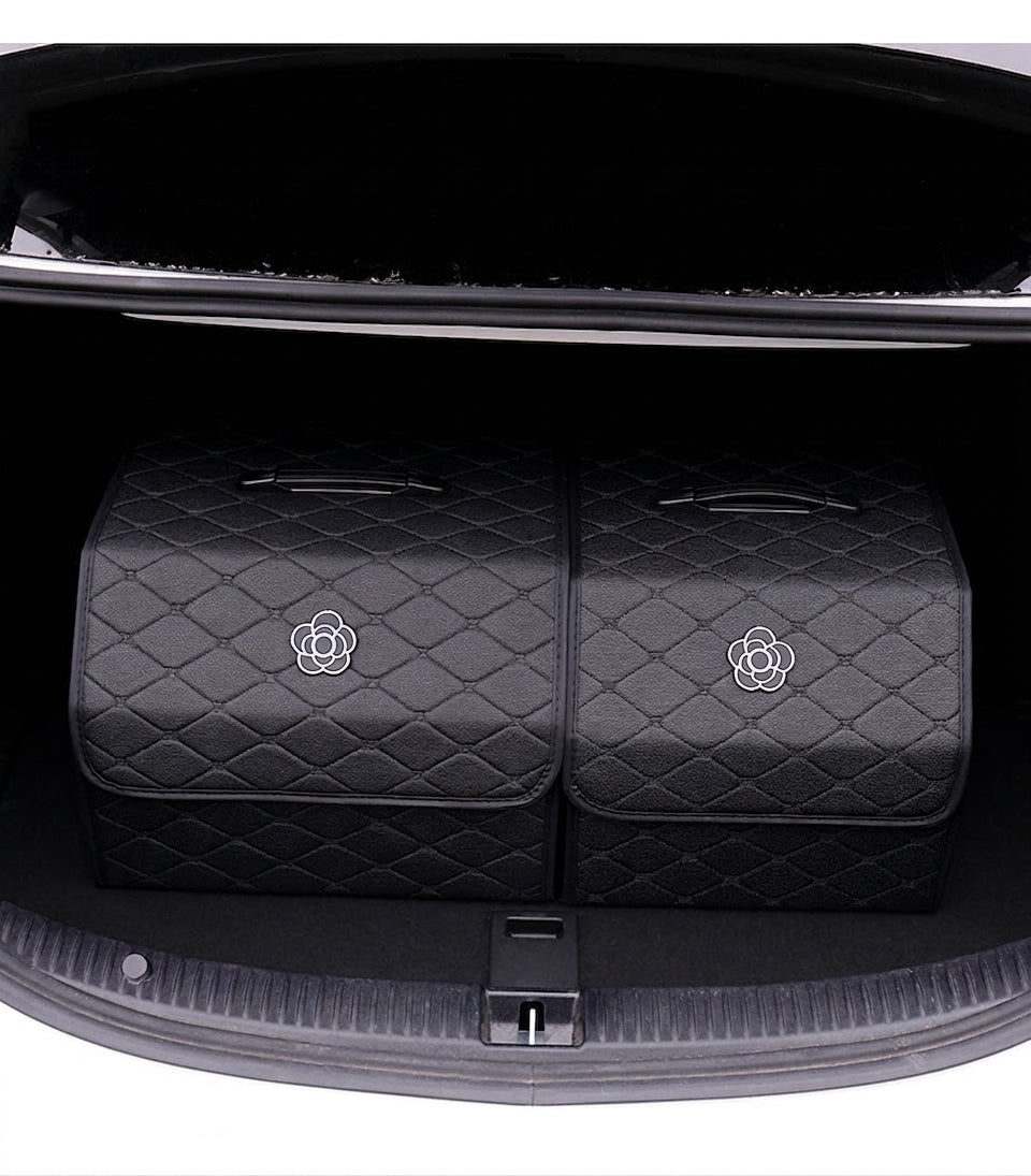 Car trunk storage box, car tail box, camellia car, good things, sorting storage box, multi-functional storage girl
