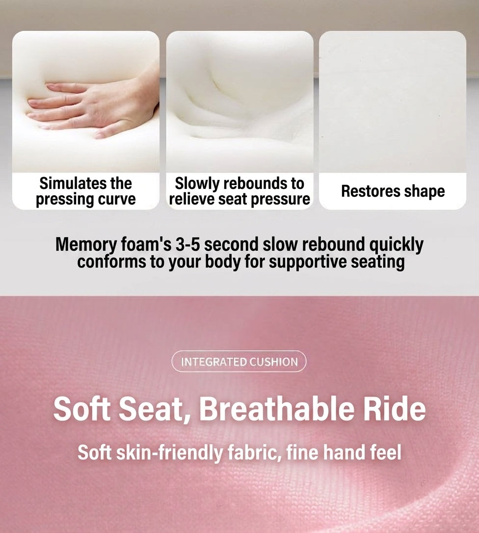 Memory foam lumbar support cushion, office prolonged sitting pressure-relief hip cushion, student chair support lumbar cushion, integrated cushion
