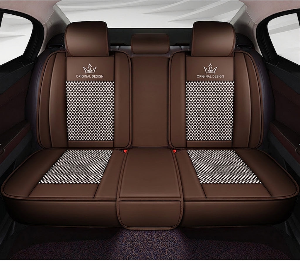2024 car seat cushions, all-season universal, full coverage five-seater car seat cushions, summer breathable ice silk seat covers wholesale