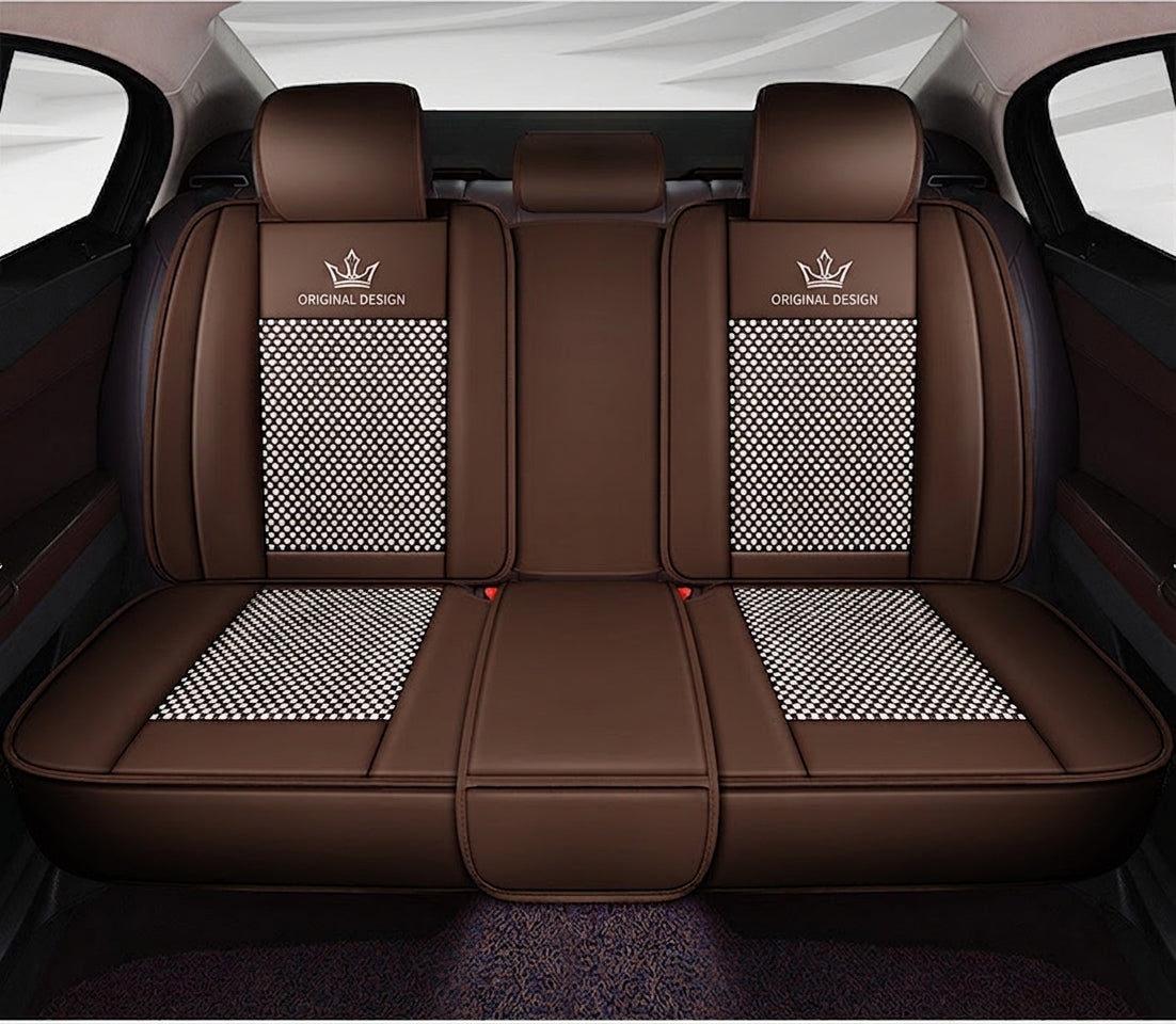 2024 car seat cushions, all-season universal, full coverage five-seater car seat cushions, summer breathable ice silk seat covers wholesale
