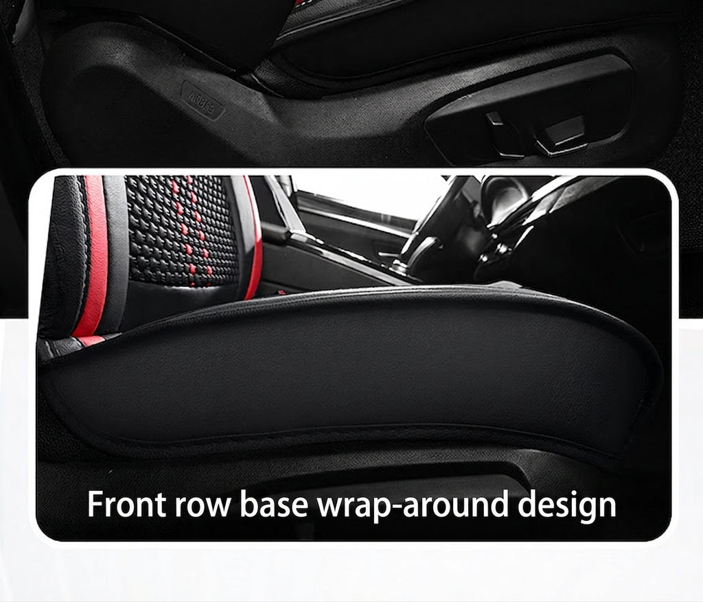 Car seat cushion new all-enclosed special seat cover four seasons universal leather seat cover summer ice silk cartoon seat cushion cover