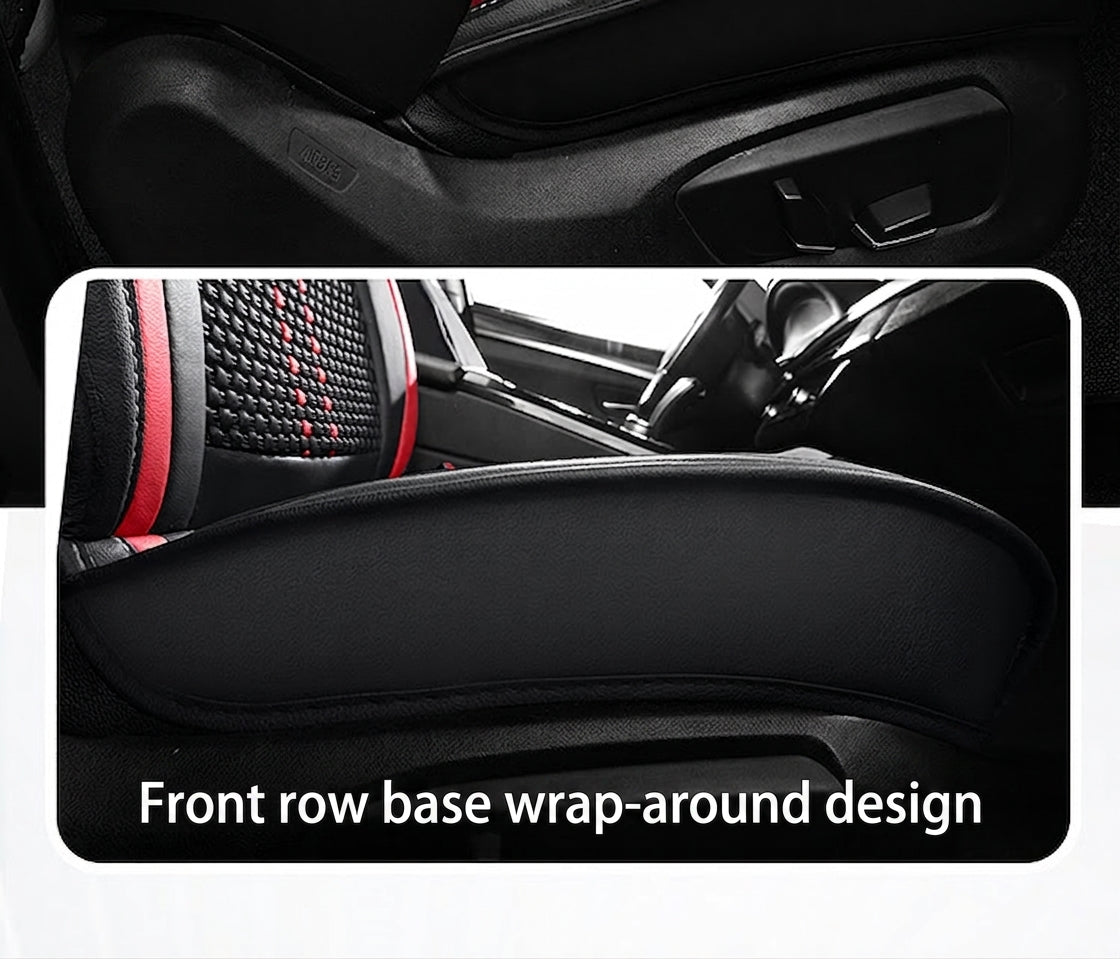 Car seat cushion new all-enclosed special seat cover four seasons universal leather seat cover summer ice silk cartoon seat cushion cover