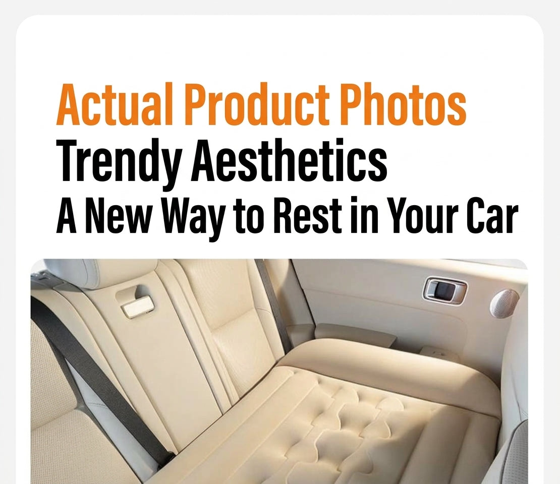 Car rear travel mattress new energy sleeping travel automatic charging and discharging carry leveling to fill the inflatable bed
