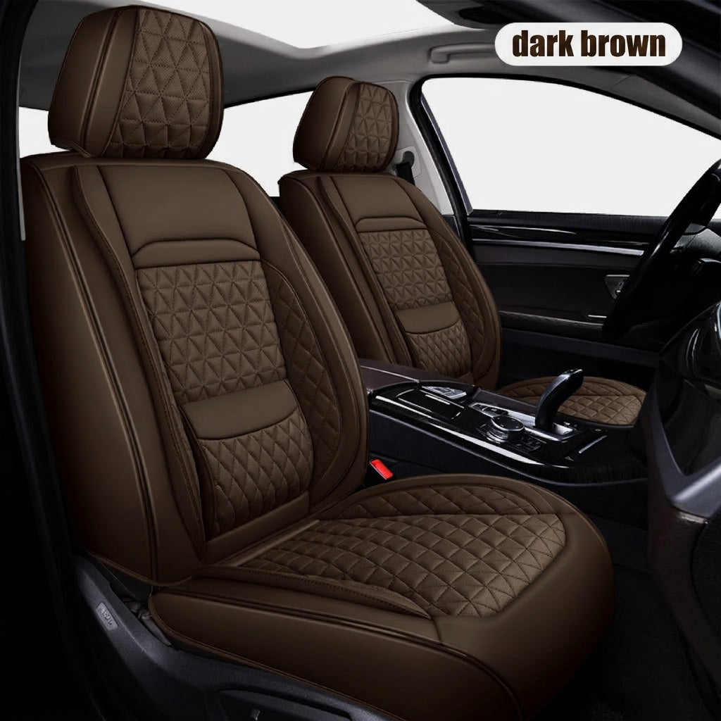 2025 new all-leather fixed lumbar wing Nappa leather car cushion all-season universal full-enveloping seat cover