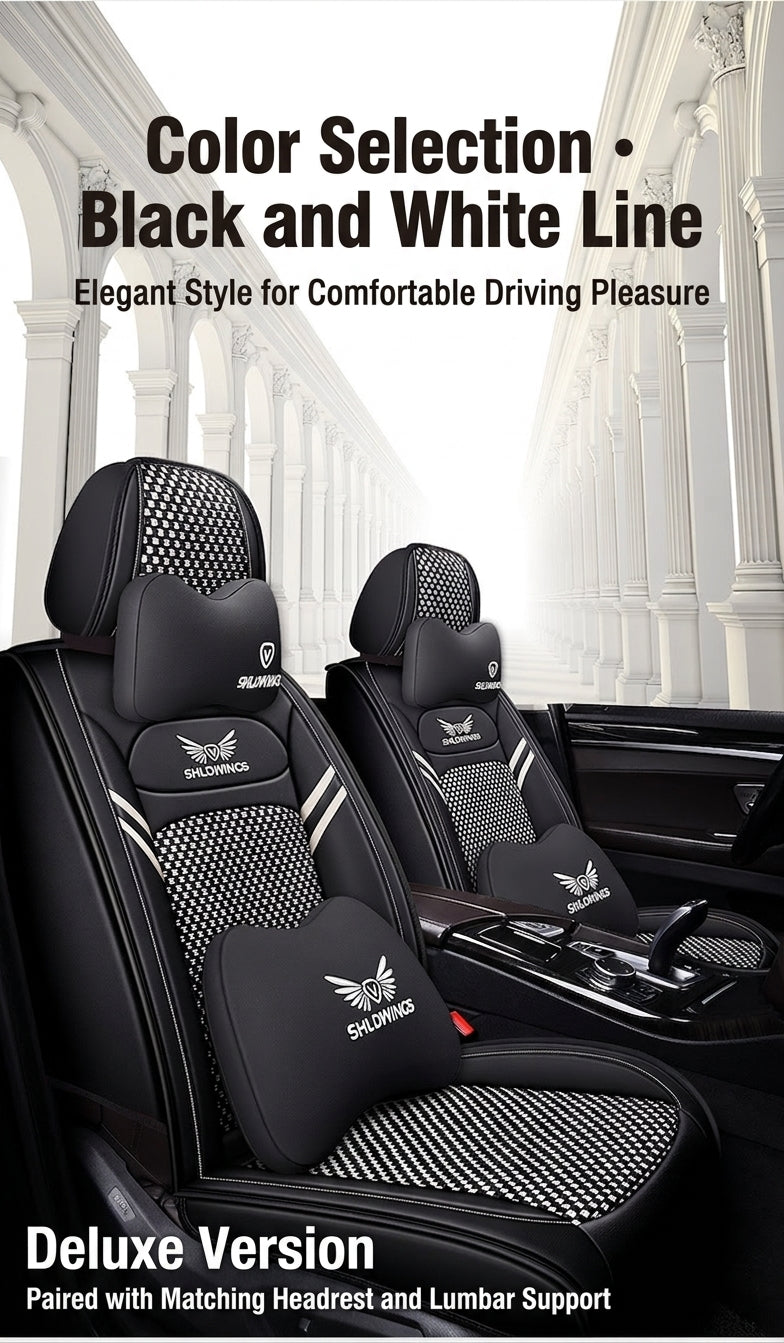 Full-coverage car seat covers for Napa leather car seat cushions, five-seat universal Ice Silk car seat cushions, all-season universal model wholesale