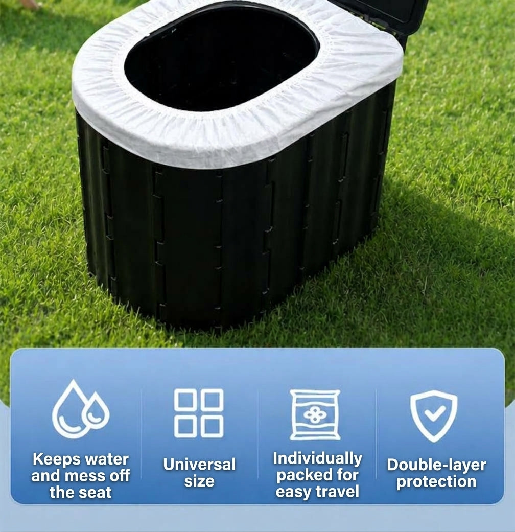 Cross-border English disposable toilet mat, individually packaged, thickened, all-season portable travel hotel seat mat