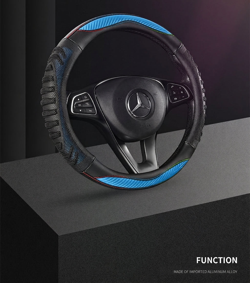 Four-season universal honeycomb sports handlebar covers, steering wheel covers, anti-slip modification covers, cross-border Douyin one-piece dropshipping