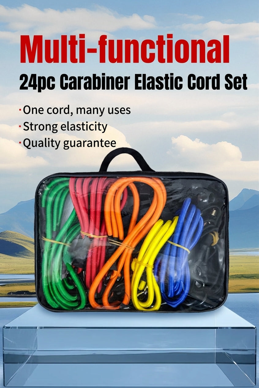 Luggage Strap & Carabiner Combo Set