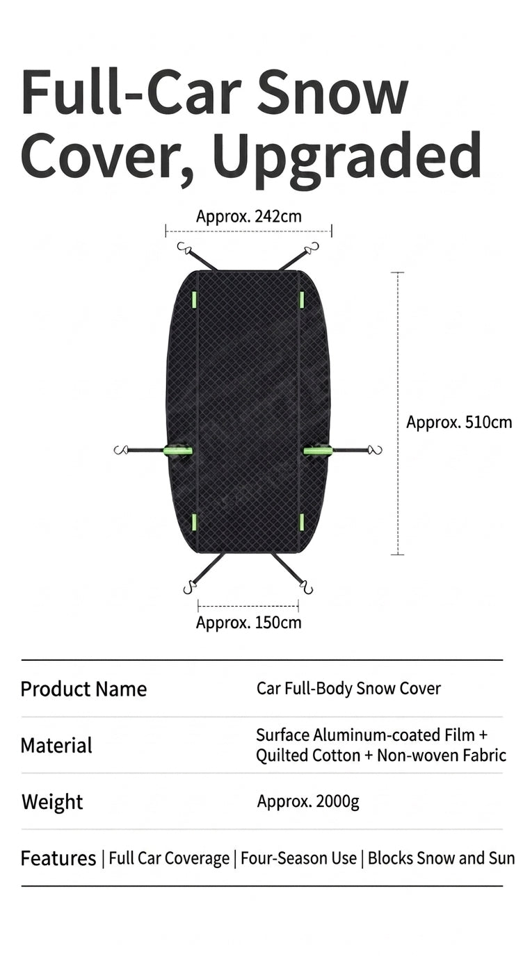 Car Snow Cover Windshield Shade
