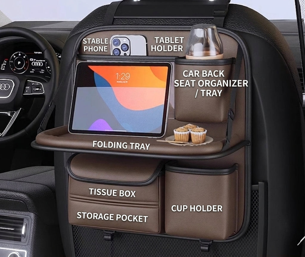 Car seats, back storage, hanging bags, car rear small tables, rear seat shelves, car storage artifacts