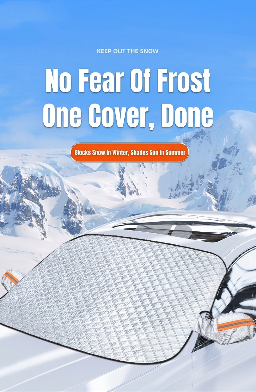 Car Windshield Snow Cover - Frost & Sun Protection