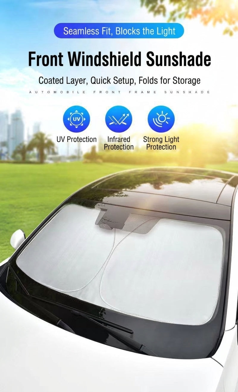 Car Sunshade - Fits Sedans & SUVs