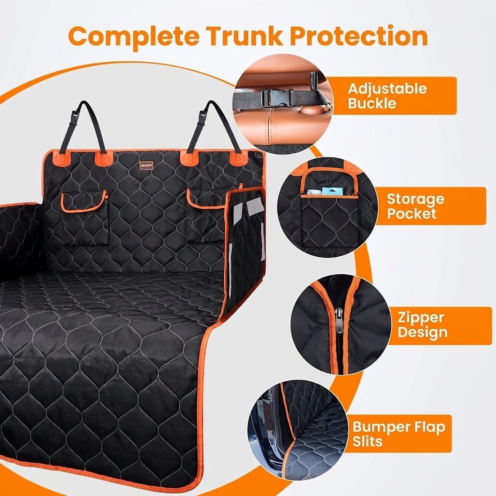 Car Trunk Mat for Pets - Non-Slip Dog Travel Seat Cover