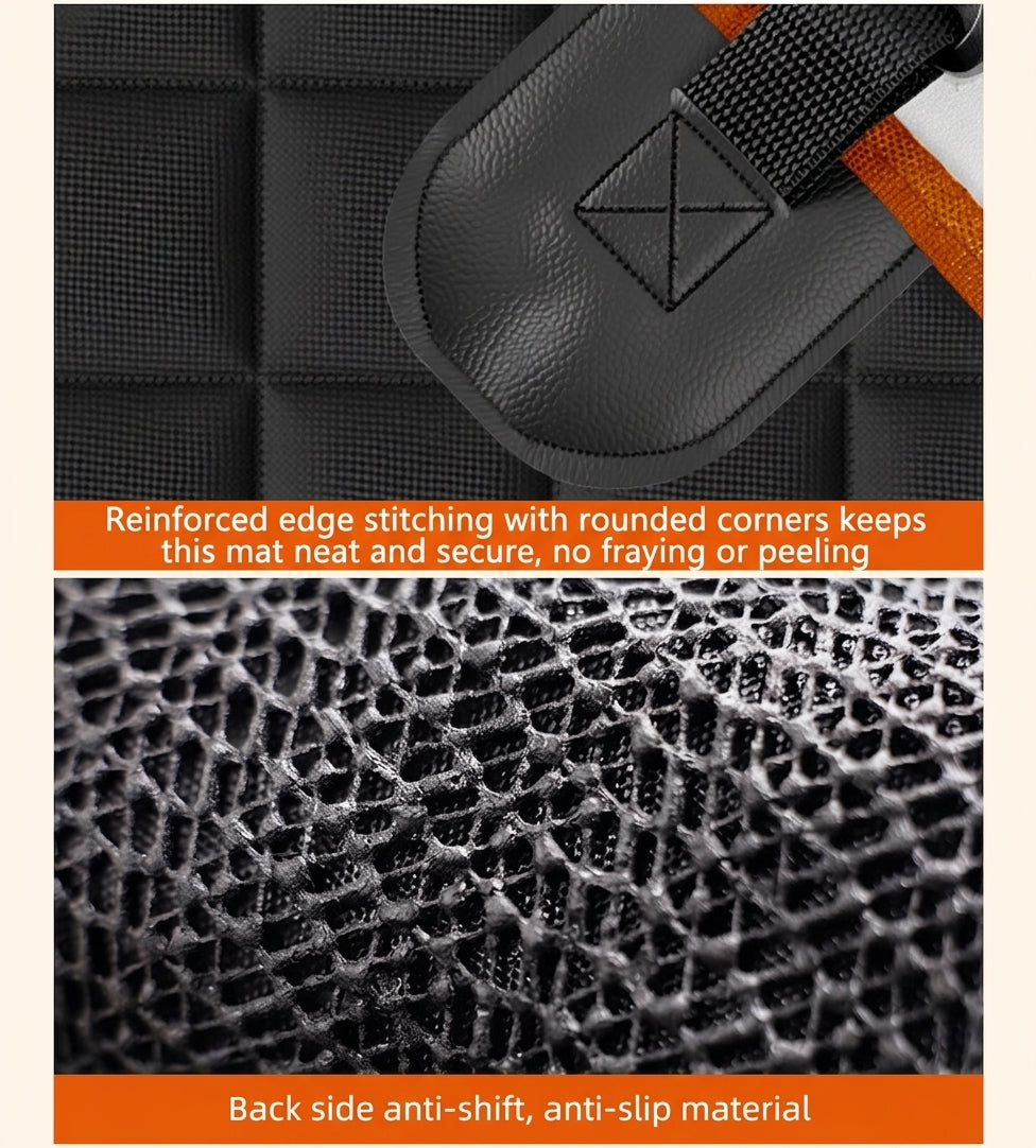 Oxford fabric pet mat, waterproof, dirt-resistant, wear-resistant seat cushion, rear seat mat for cats and dogs, thickened, suitable for car storage, universal
