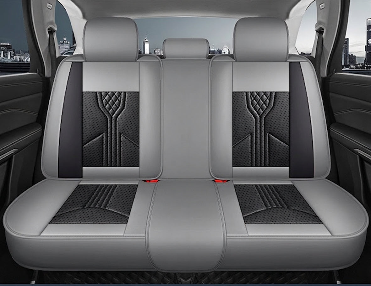 3D Nappa leather car full-coverage integrated headrest cover, all-season universal sports seat cover, leather seat cushion manufacturer wholesale