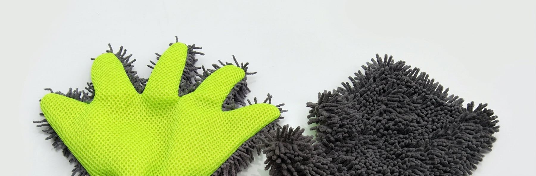 Fride Rich Velvet Thickened Car Wash Gloves Housekeeping Cleaning Gloves Sandwich Mesh Hole Wipe Gloves
