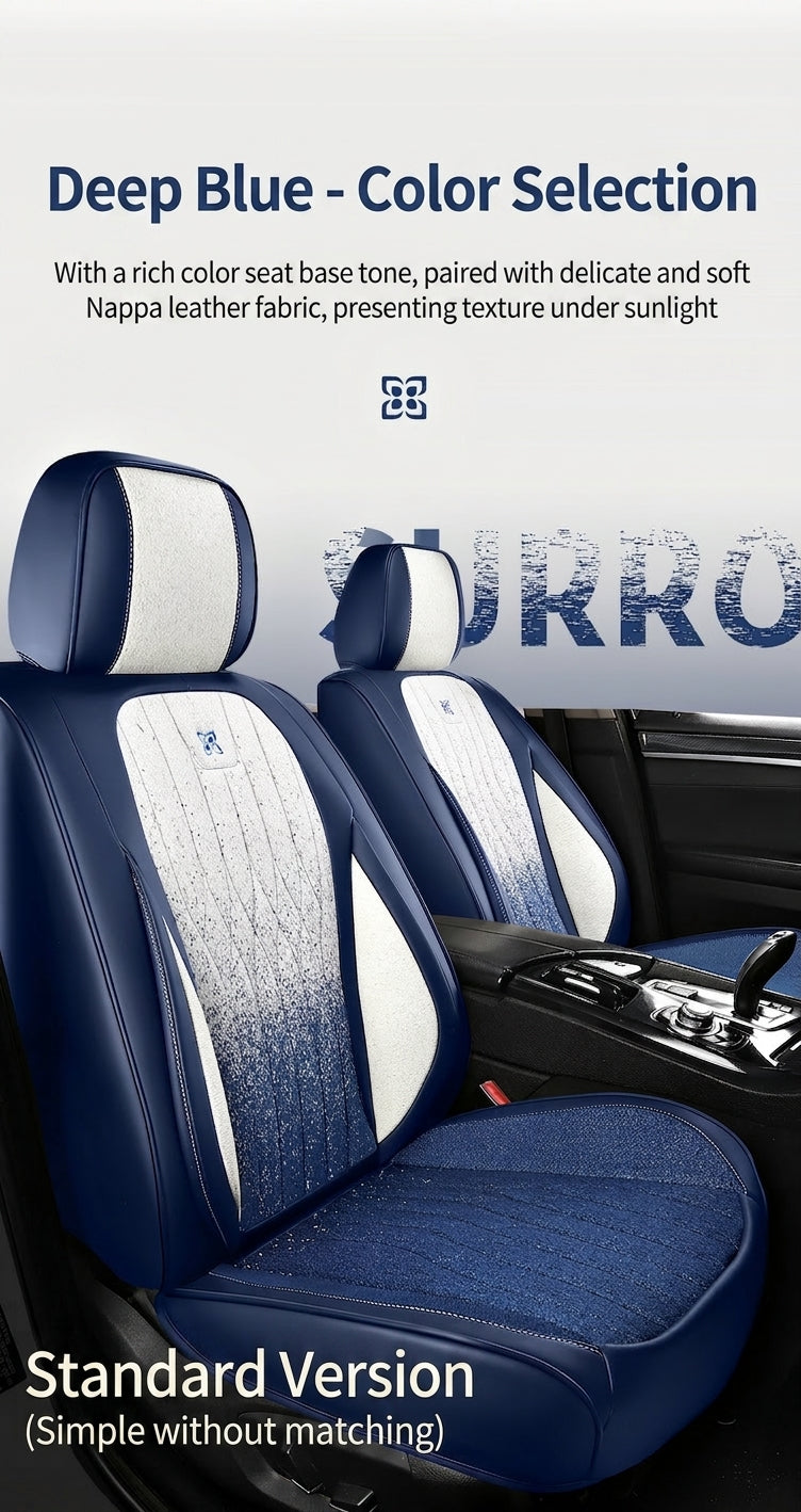 Car seat cushion linen fabric art all-inclusive all-season universal goddess seat cushion 2026 new model interior breathable seat cover wholesale