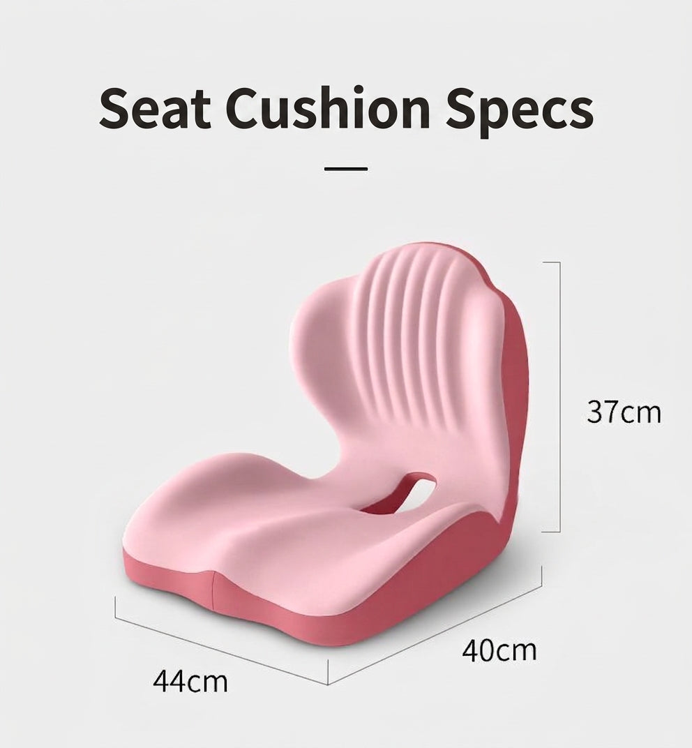 Memory foam lumbar support cushion, office prolonged sitting pressure-relief hip cushion, student chair support lumbar cushion, integrated cushion