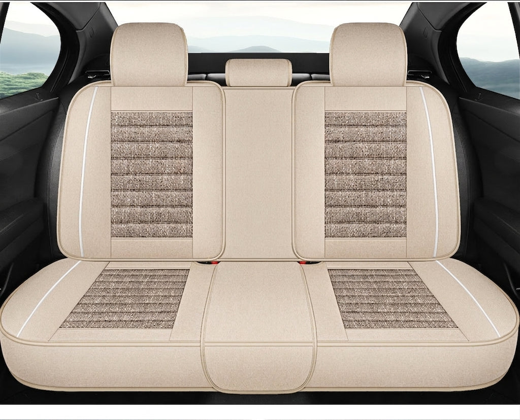 25 years new linen split head car seat cushion four seasons universal seat cover original piece drop shipping cross-border wholesale