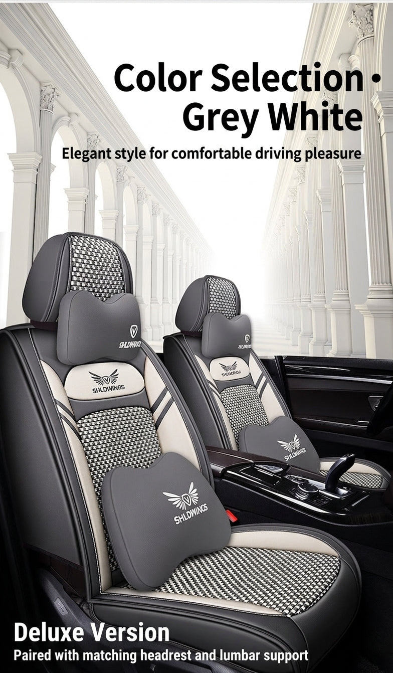 Full-coverage car seat covers for Napa leather car seat cushions, five-seat universal Ice Silk car seat cushions, all-season universal model wholesale