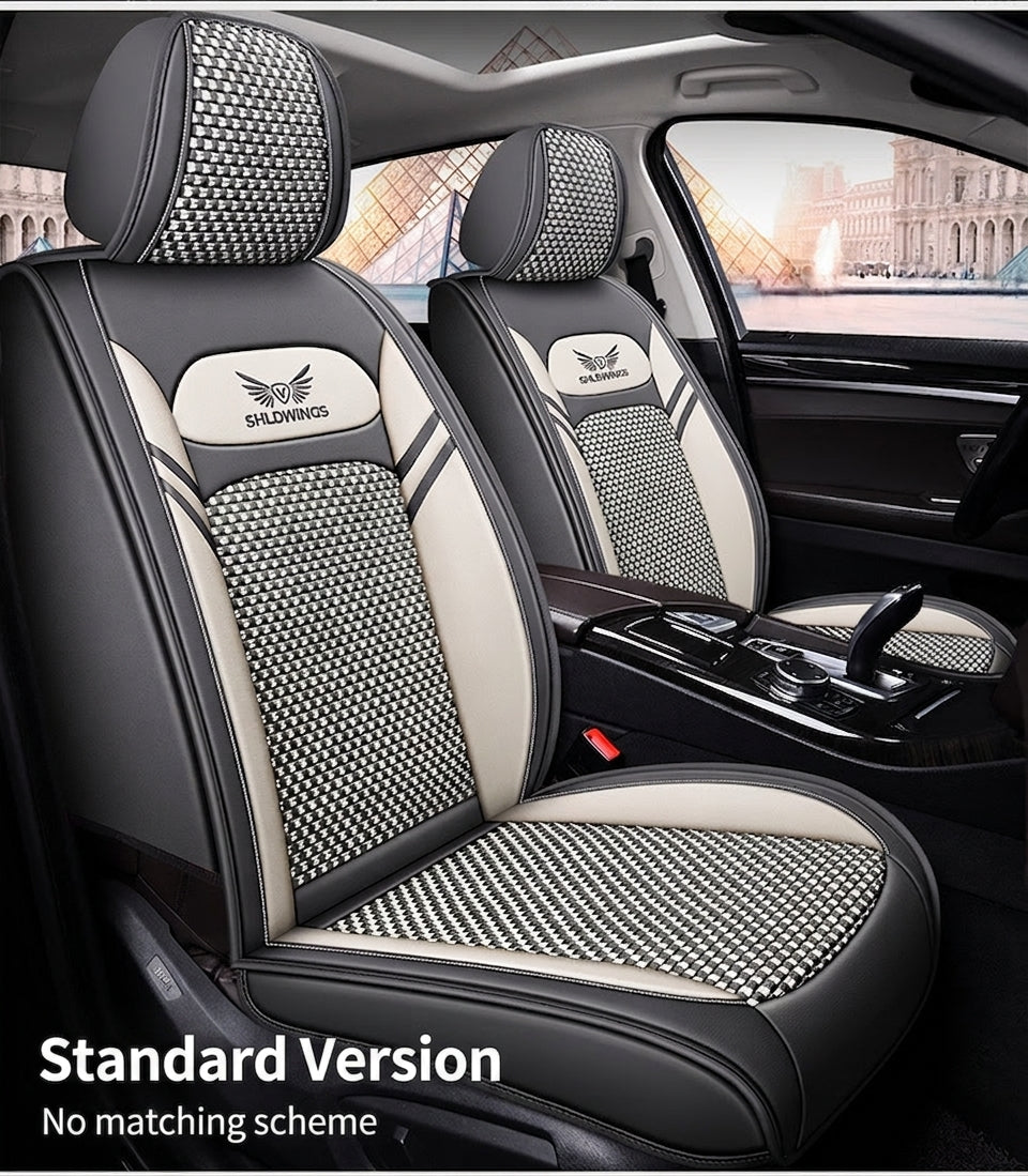 Full-coverage car seat covers for Napa leather car seat cushions, five-seat universal Ice Silk car seat cushions, all-season universal model wholesale