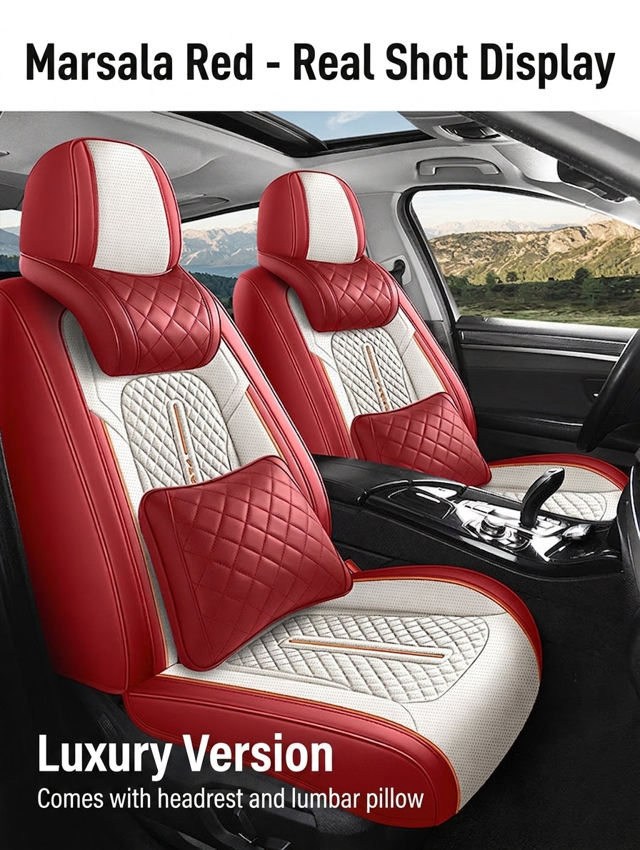 New car seat cushions fully covered, all-season universal seat covers, all five seats, full leather, high-quality seat covers sold directly from the manufacturer