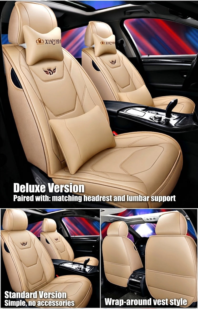 New car cushion leather all-wrap wear-resistant leather car seat cover is suitable for small car SUV car seat cover in all seasons