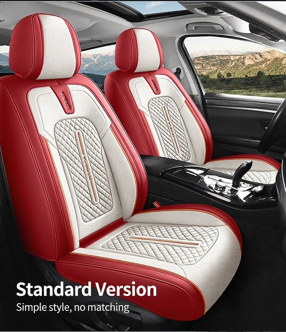 New car seat cushions fully covered, all-season universal seat covers, all five seats, full leather, high-quality seat covers sold directly from the manufacturer