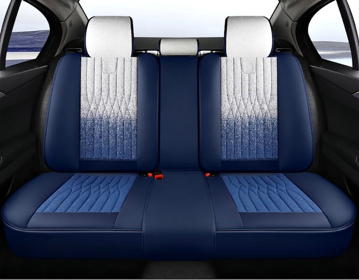 Car seat cushion linen fabric art all-inclusive all-season universal goddess seat cushion 2026 new model interior breathable seat cover wholesale