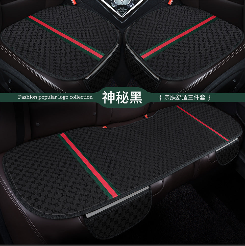 Car seat cushion all-season universal Kuqi three-piece set