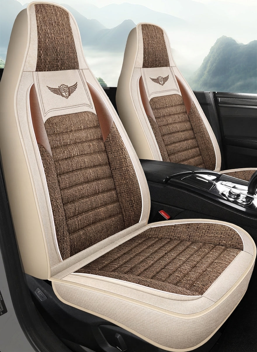 25 years new linen split head car seat cushion four seasons universal seat cover original piece drop shipping cross-border wholesale