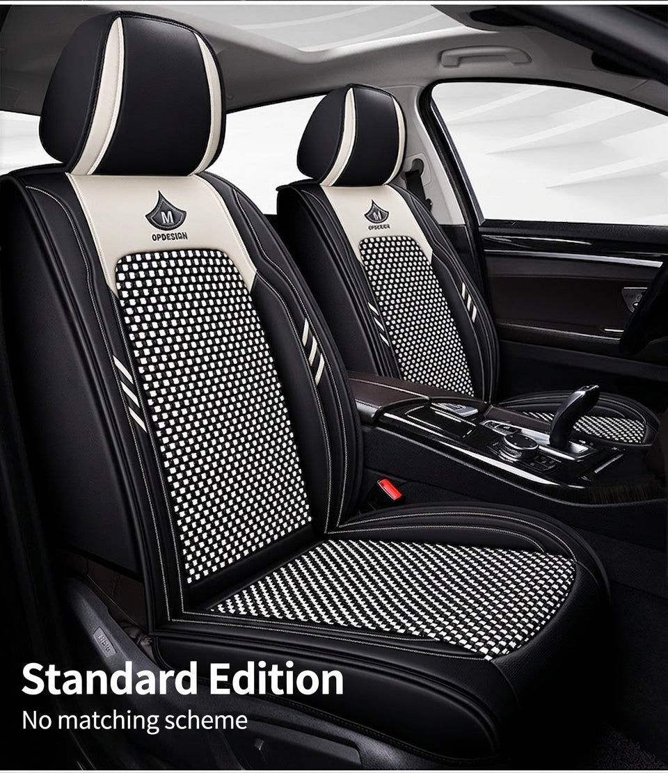 2024 car seat cushions, all-season universal, full coverage five-seater car seat cushions, summer breathable ice silk seat covers wholesale