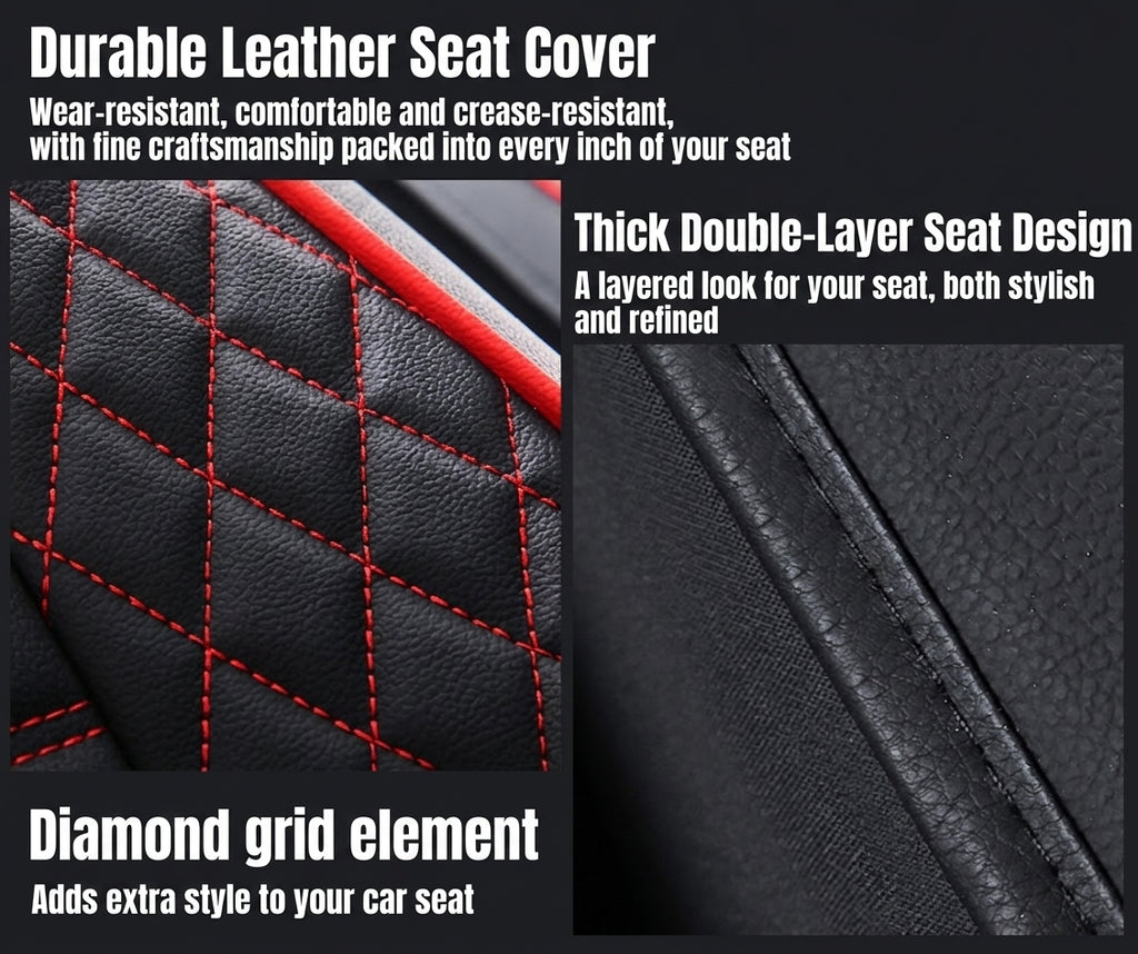 New all-season universal cartoon car seat cushion wholesale, premium feel, full leather, full coverage for small passenger car seat cushions