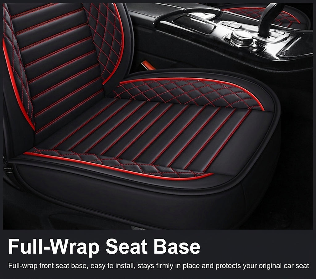 New all-season universal cartoon car seat cushion wholesale, premium feel, full leather, full coverage for small passenger car seat cushions