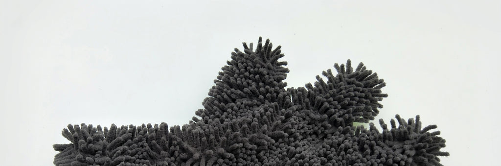 Fride Rich Velvet Thickened Car Wash Gloves Housekeeping Cleaning Gloves Sandwich Mesh Hole Wipe Gloves