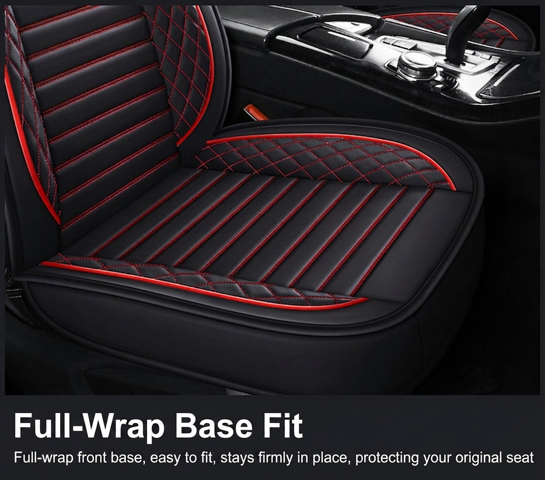 New all-season universal cartoon car seat cushion wholesale, premium feel, full leather, full coverage for small passenger car seat cushions