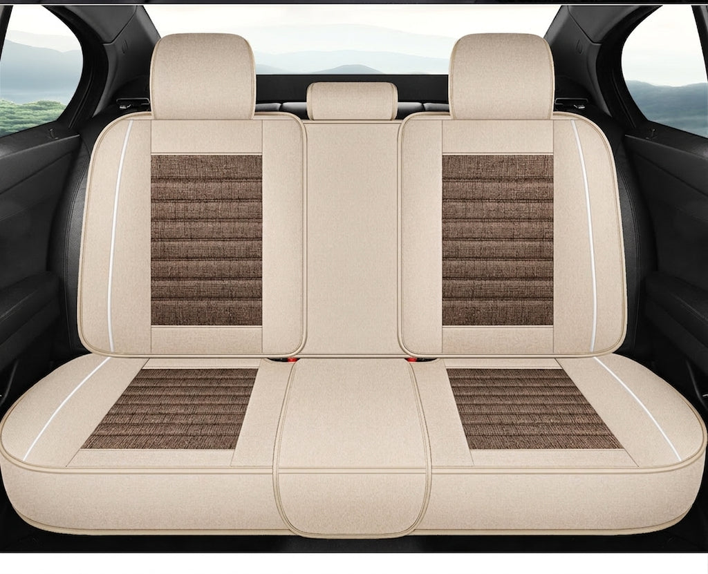 25 years new linen split head car seat cushion four seasons universal seat cover original piece drop shipping cross-border wholesale